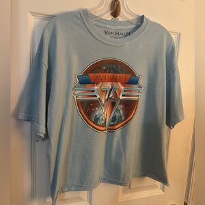 Van Halen Graphic T-Shirt Cropped in Women’s Size Medium